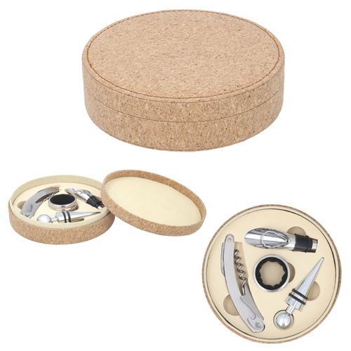 HO 040 SET DE VINO SYRAH, CORCHO