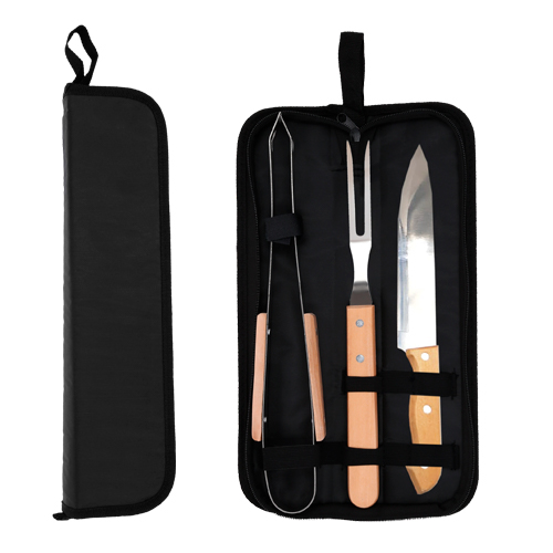 HO 074 SET DE BBQ BISTRO, NEGRO