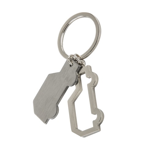 MK 018 LLAVERO AUTO, PLATA