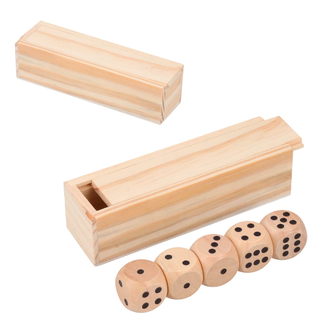 TL 029 JUEGO DE DADOS CRAPS MADERA