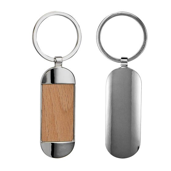 M 6870 LLAVERO DELICO EN BEIGE (Grabado láser)