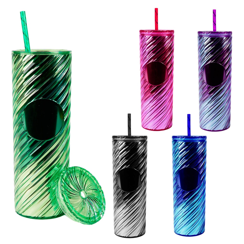 T 287 TERMO DE PLASTICO IGNIS (Gota de Resina, Morado)