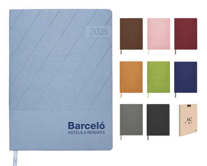 AS2026 AGENDA SEMANAL 2026 (Grabado láser, Cafe)