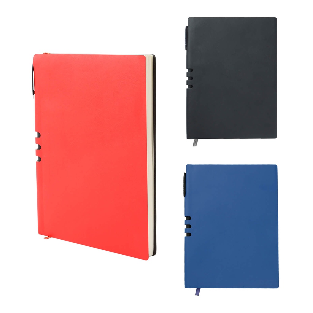 O 121 LIBRETA JOYCE (Grabado láser, Rojo)