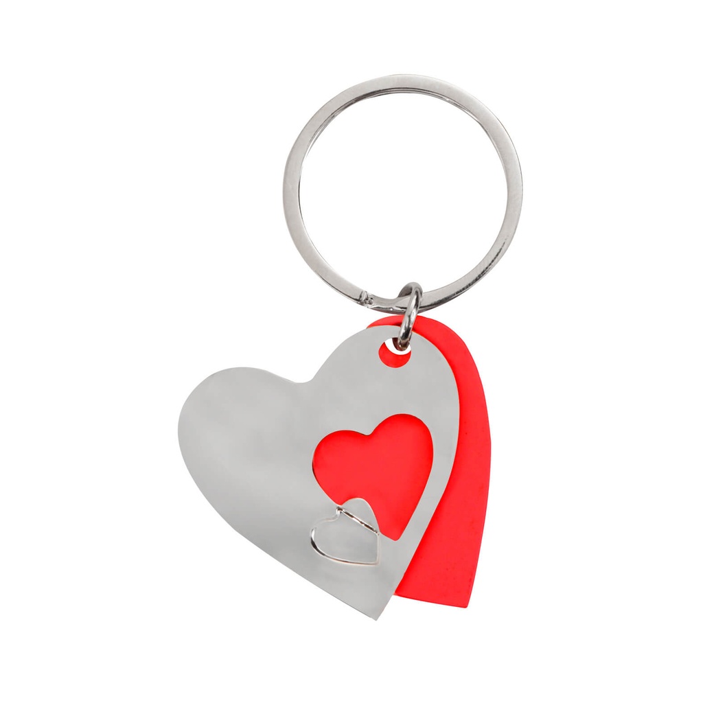 MK 059 LLAVERO EN FORMA DE CORAZON SOUL (Grabado láser)