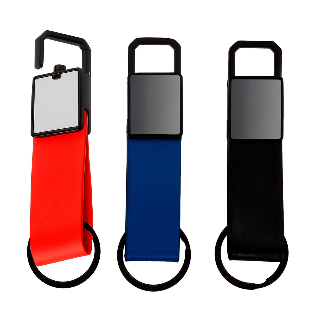 MK 052 LLAVERO CON GANCHO THALASSIA (Grabado láser, Rojo)