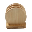 HO 176 SET DE 4 PORTA VASOS CIRCULARES PORSO