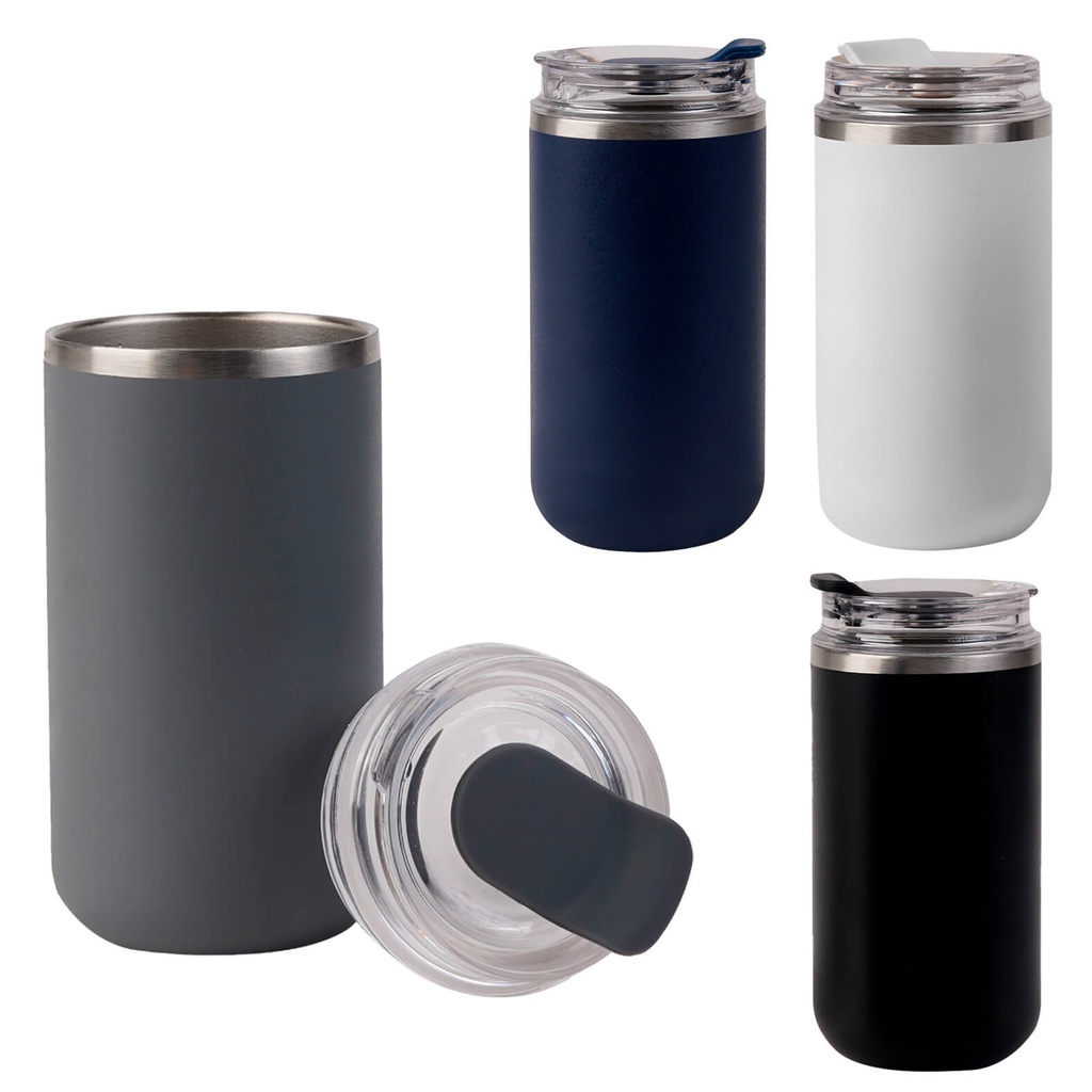 T 302 TERMO DOBLE PARED LUAR (Grabado láser, Gris)