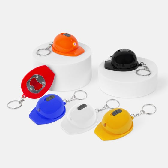 DPO 031 LLAVERO DESTAPADOR CON LUZ ARÁN  (Blanco)