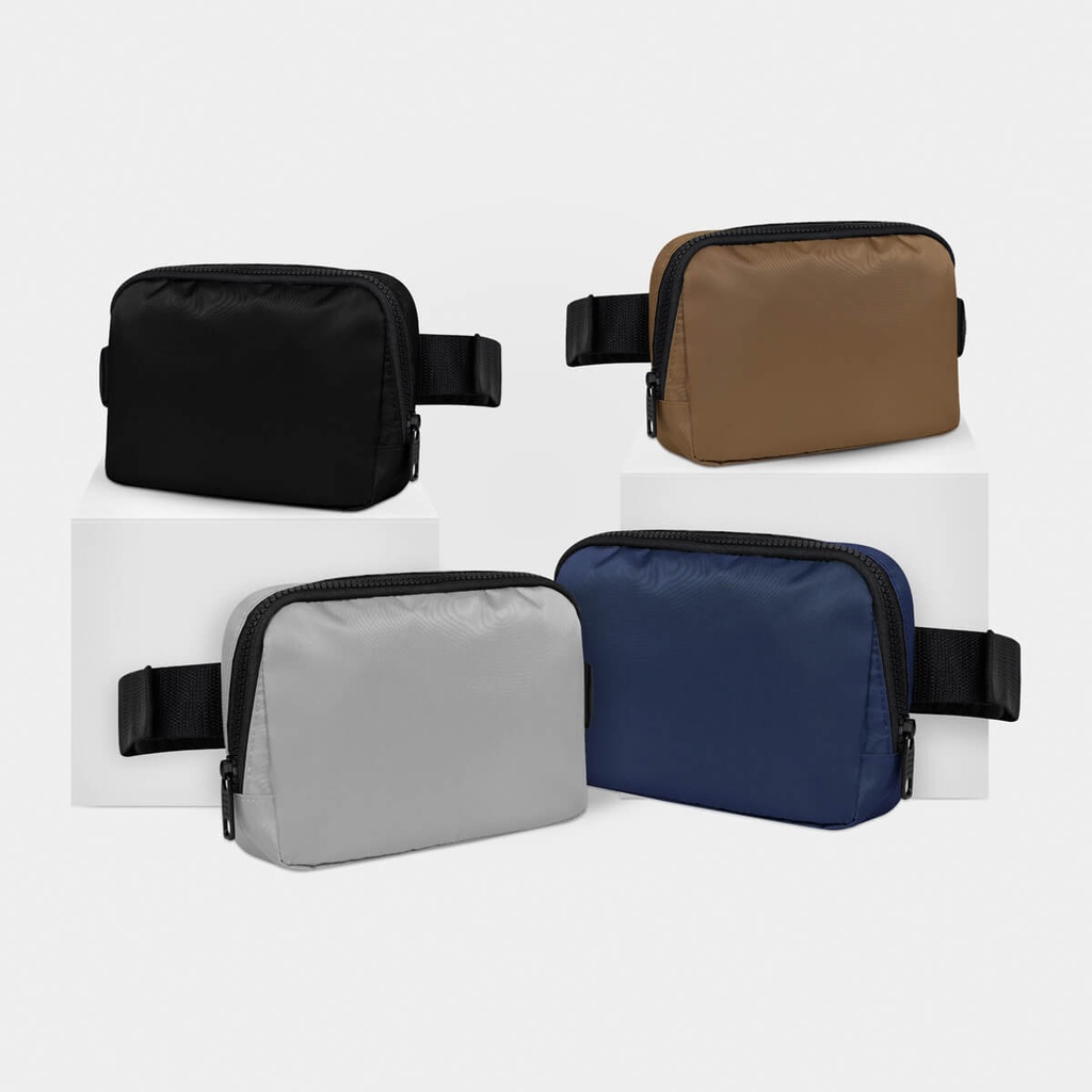 SIN 809 BOLSA CANGURERA JAMES (Serigrafía, Cafe)