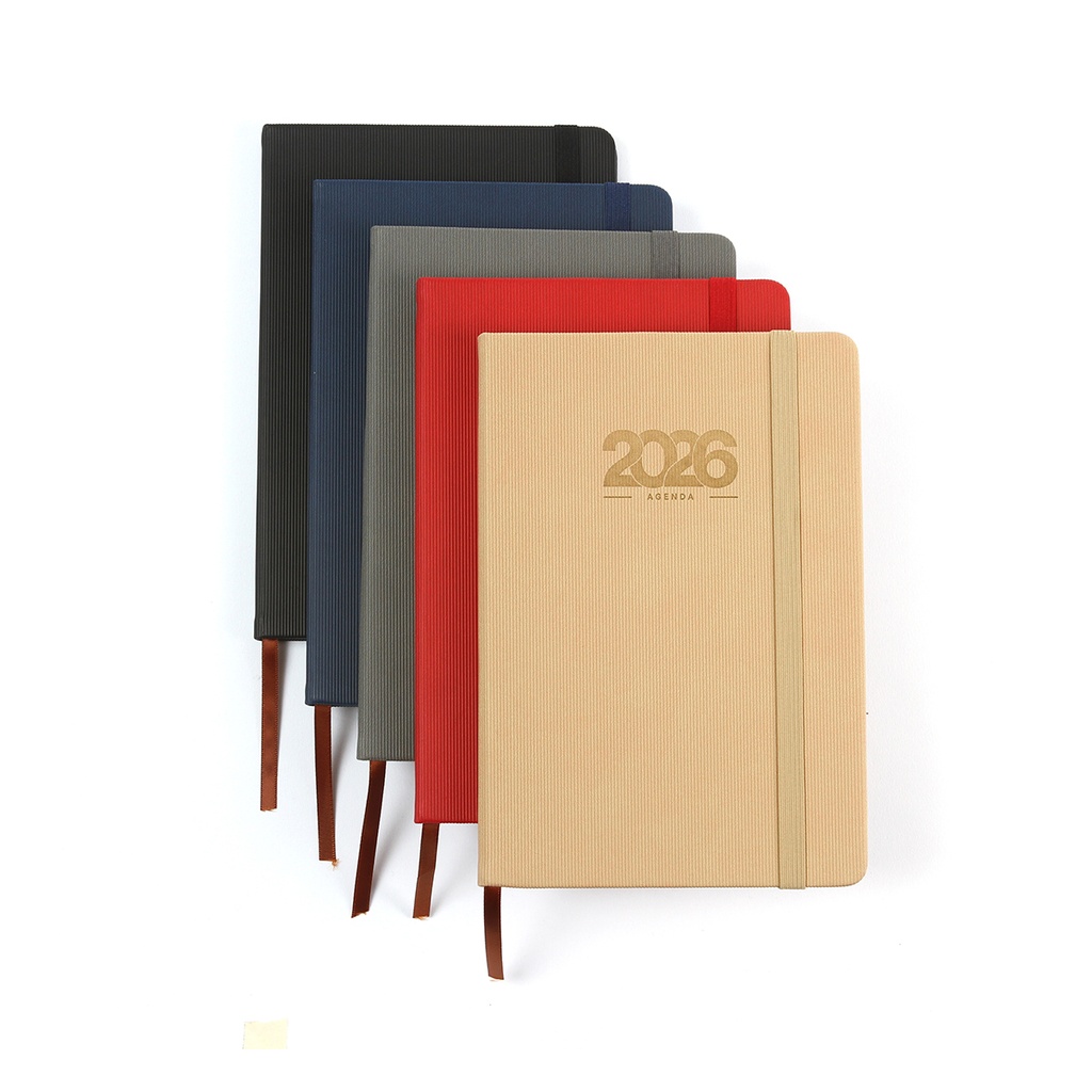 EX-090 AGENDA SEMANAL BATOK  (Grabado láser, Gris)