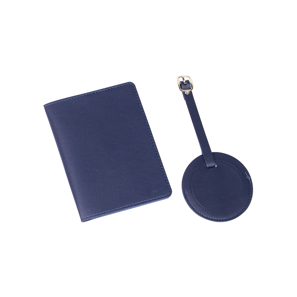 EX-096 PORTA PASAPORTE SAUTENS  (Grabado láser, Gris)