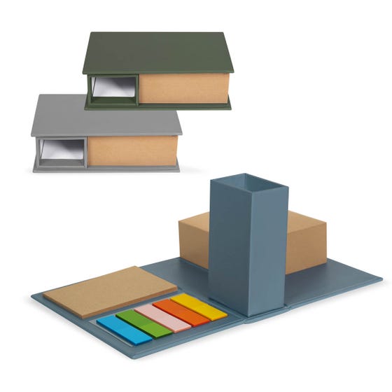 HL 701 PORTA NOTAS KUSLIG (Serigrafía, Gris)