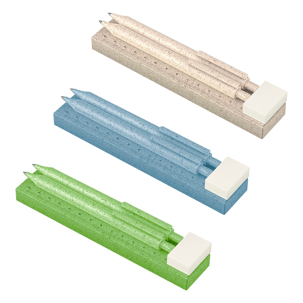 DK-090 SET ESCOLAR UVIRA (Serigrafía, Beige)