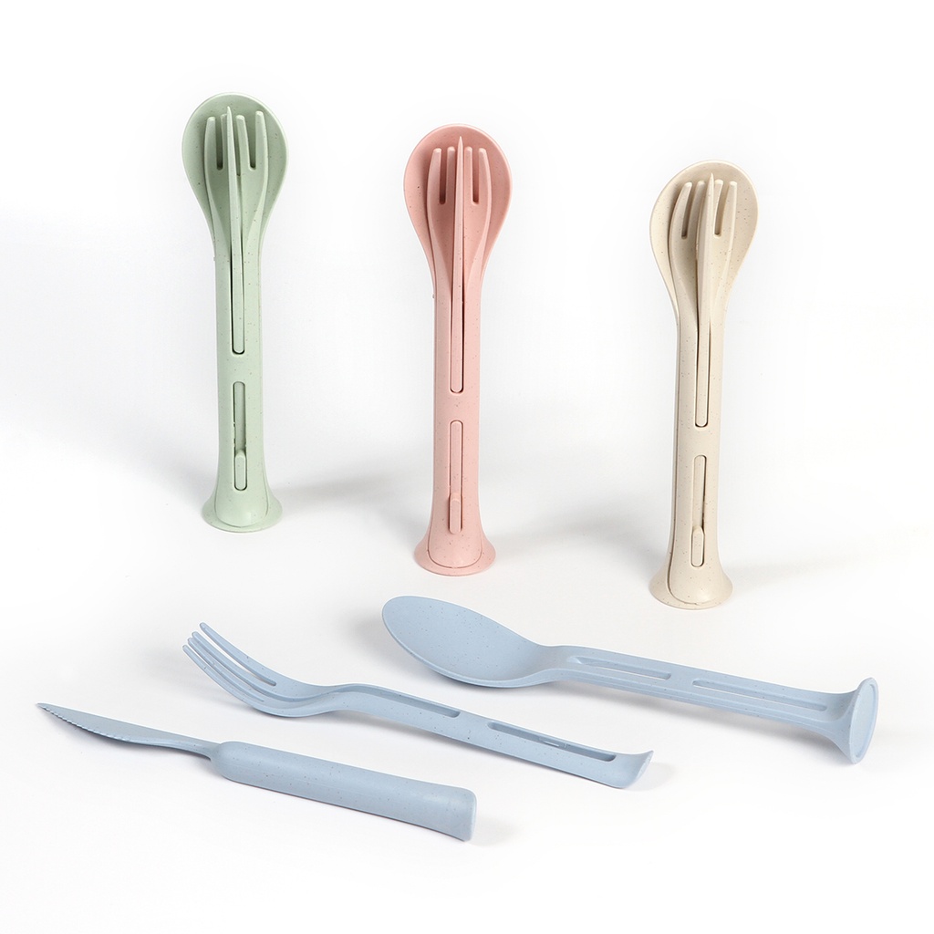 HM-065 SET DE CUBIERTOS BEKASI (Full color, Beige)