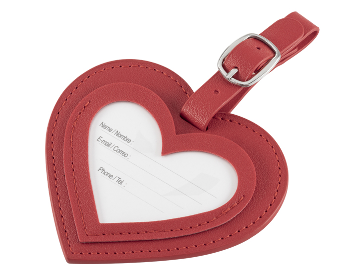 A3202 IDENTIFICADOR DE EQUIPAJE KOKORO (Grabado láser, Rojo)