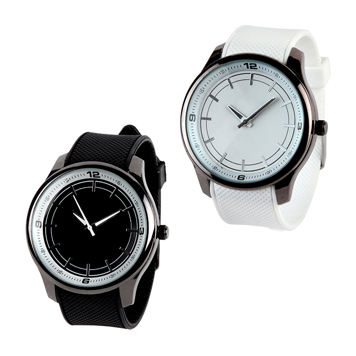 RP-048 RELOJ DE PULSO (Grabado láser, Blanco)