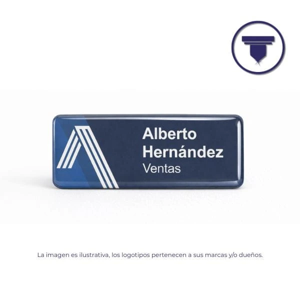 GAF-02 GAFETE CON TOQUE DIGITAL (Personalizado, Broche de Alfiler de seguridad)