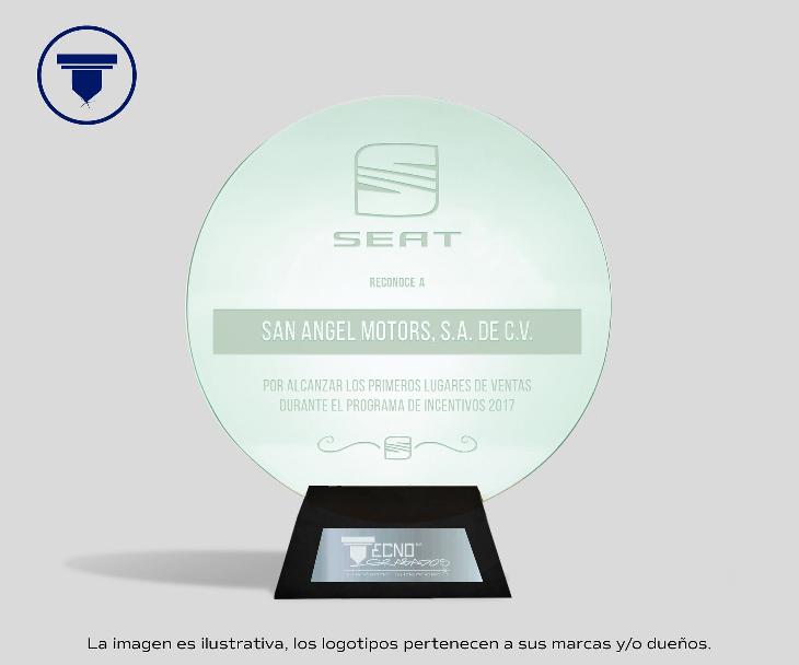 [REC-20-JADE] REC-20 JADE Reconocimiento  Circular (Sandblast, Base Negro mate)