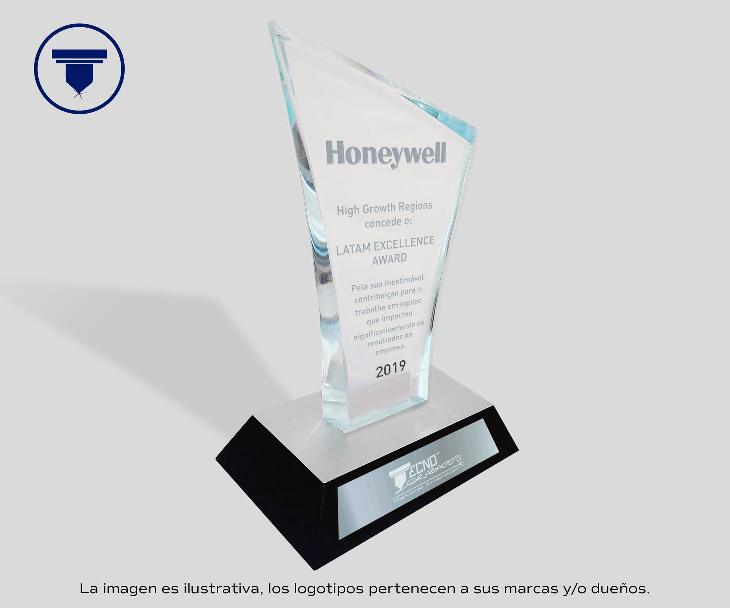 [REC-58-CLARO] REC-58-CLARO Reconocimiento Antorcha. (Grabado láser con Sandblast)