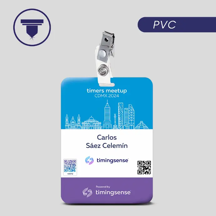 GAF-31 GAFETE PVC 9.5 x 13.5 CM.