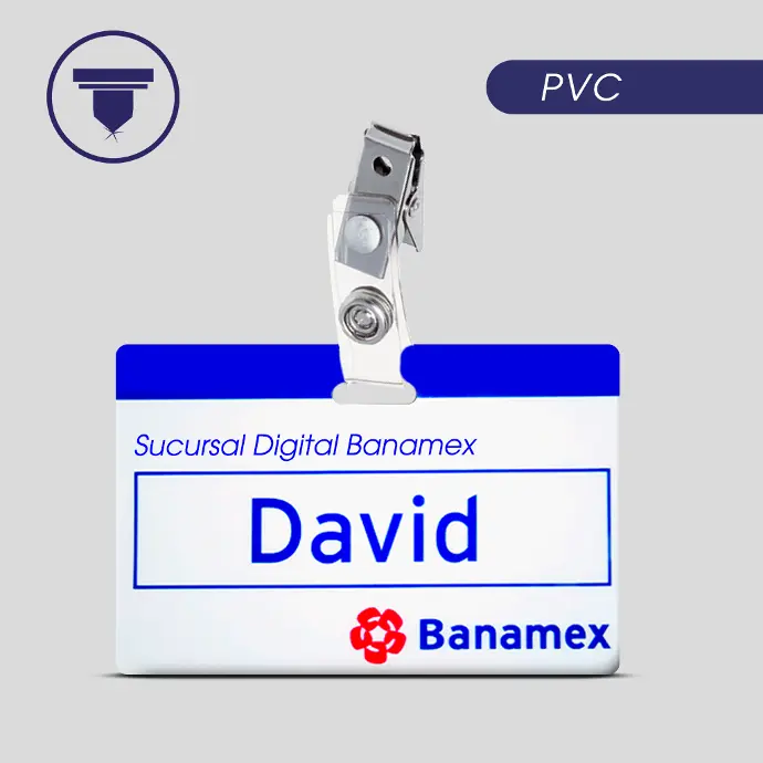 [GAF-32] GAF-32 GAFETE DE PVC 10 x 18 CM (Digital, Sólo Frente)