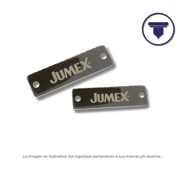 PL-03 PLACA NIQUELADA 5x1.5 CM