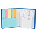 HL 045 PORTA NOTAS DOCTOR AZUL