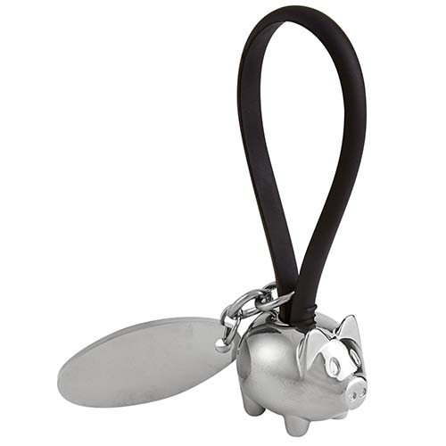 [PO/M 2050] M 2050 LLAVERO PUERQUITO CON PLACA