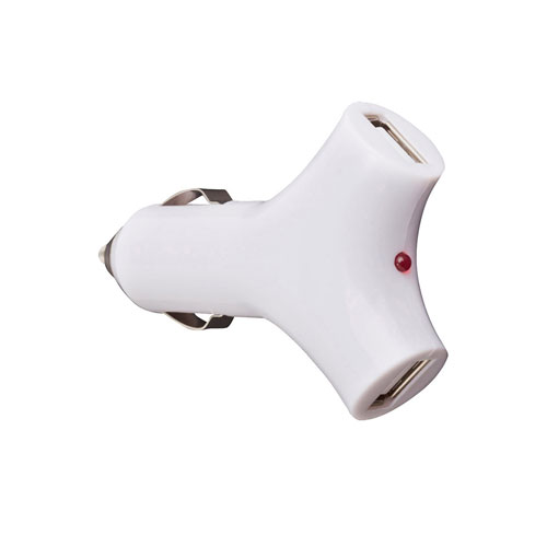 T321 CARGADOR USB PARA AUTO DOBLE SALIDA