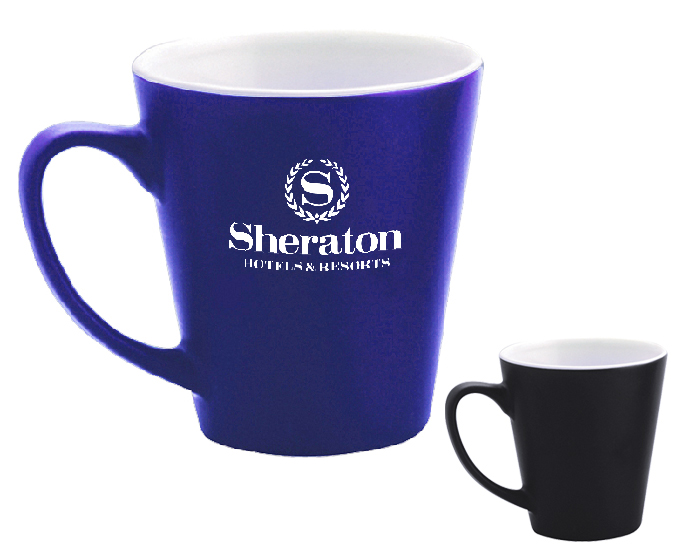 TL9749 TAZA BICOLOR CONICA MATE