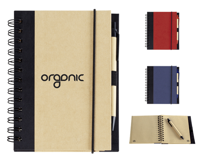 LIB2043 LIBRETA ECOLOGICA C/BOLIGRAFO ISIS