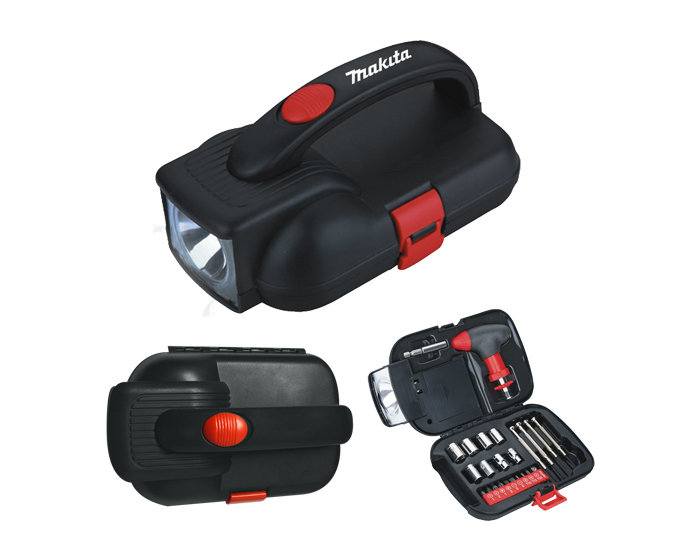 HE080 JGO HERRAMIENTAS C/LAMPARA NAVIGATOR