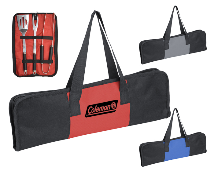 BBQ4523 SET PARA ASADO CON BOLSA MAR Y TIERRA