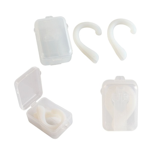 [PO/SLD 055] SLD 055 GOMAS PARA CUBREBOCAS BOMBAY EN BLANCO