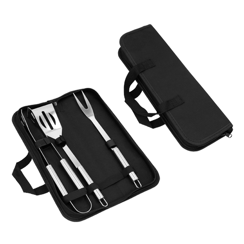 [FOR/HO 061] HO 061 SET DE BBQ SIRLOIN, NEGRO