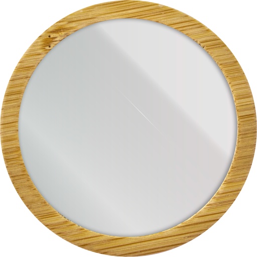 [CDO/T595] T595 ESPEJO DE BAMBU CIRCULAR "BELLA"