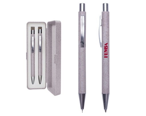 [DOV/A2692] A2692 SET DE BOLÍGRAFOS ECOLÓGICOS BRAZIL