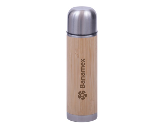 A2732 TERMO DE ACERO INOX. CON BAMBÚ TATAMI