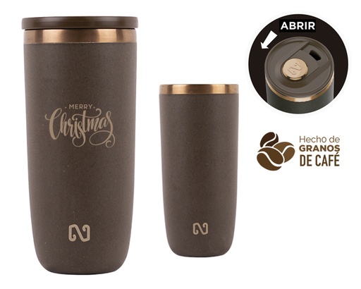 [DOV/A2868] A2868 TERMO DE GRANO DE CAFÉ NAYAD NEO -TAPA DESLIZABLE