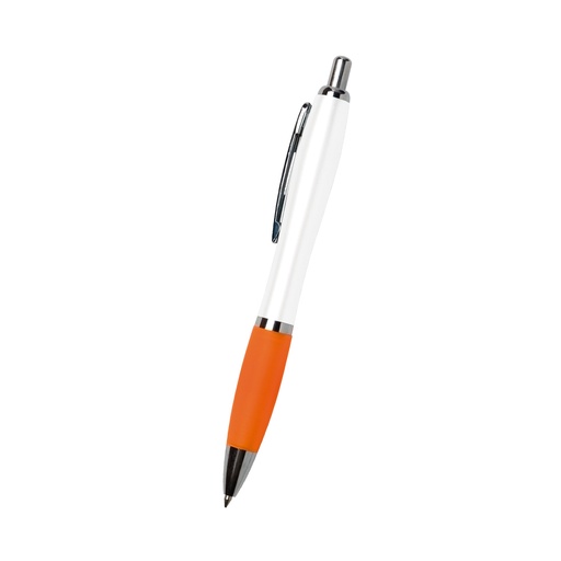 BL-034 BOLIGRAFO DE PLASTICO MANI, NARANJA