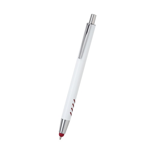 BL-129 BOLIGRAFO DE ALUMINIO BLANCO FORLI