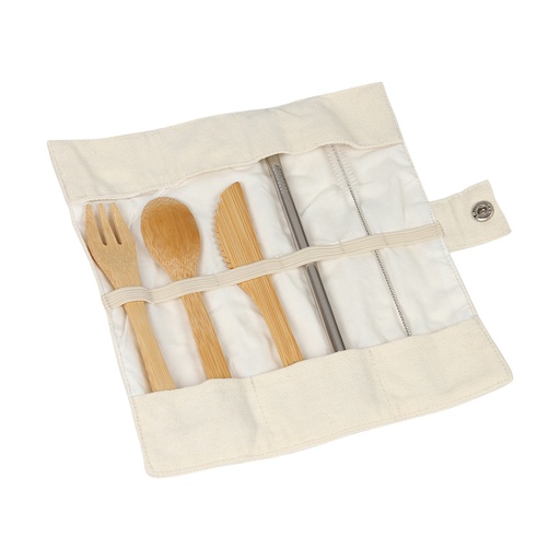 HM-058 SET DE CUBIERTOS, BEIGE