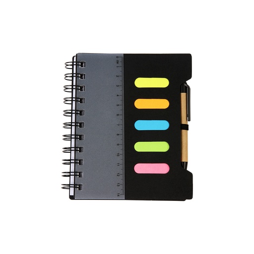 LB-025 LIBRETA ECOLOGICA, NEGRO