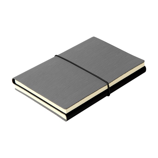 LB-046 LIBRETA DOBLE KASSEL, GRIS