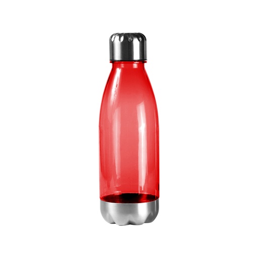 TE-050 BOTELLA DE PLASTICO AS, ROJO