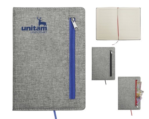 A2922 LIBRETA CON CIERRE ZIPPER