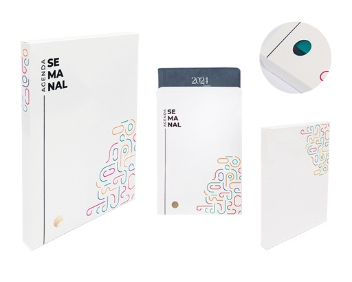 A2957 CAJA PARA AGENDA SEMANAL NOVACAJA S